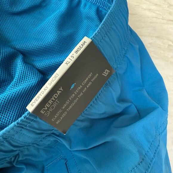 VRST Men's 5 Inch Everyday Woven Nylon Shorts-Comet Blue Heather sz XL NWT - Picture 5 of 9